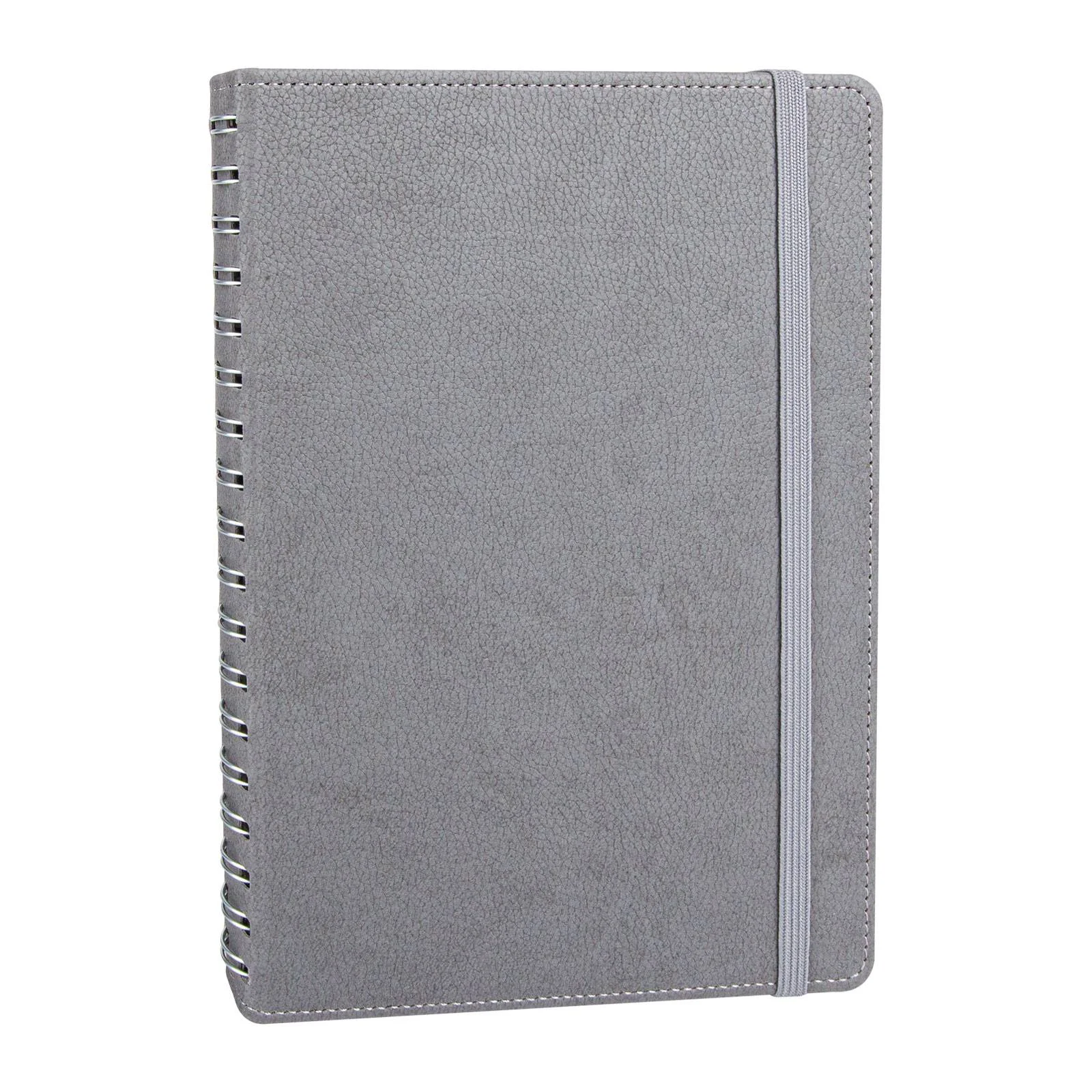 SÖĞÜTÖZÜ GRİ SPİRALLİ TARİHSİZ DEFTER (17X24 CM)